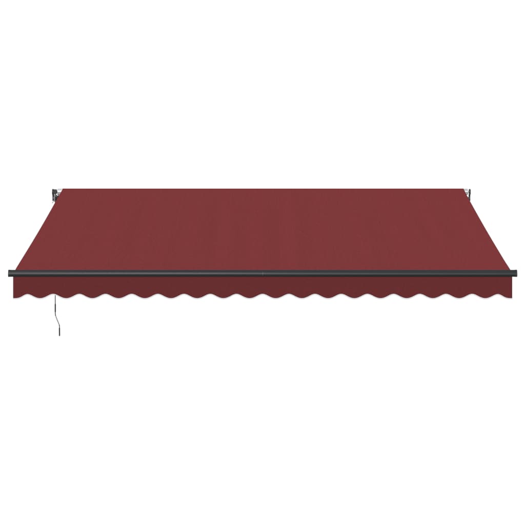 Tenda retrattile Borgogna 450 × 350 cm Poliestere