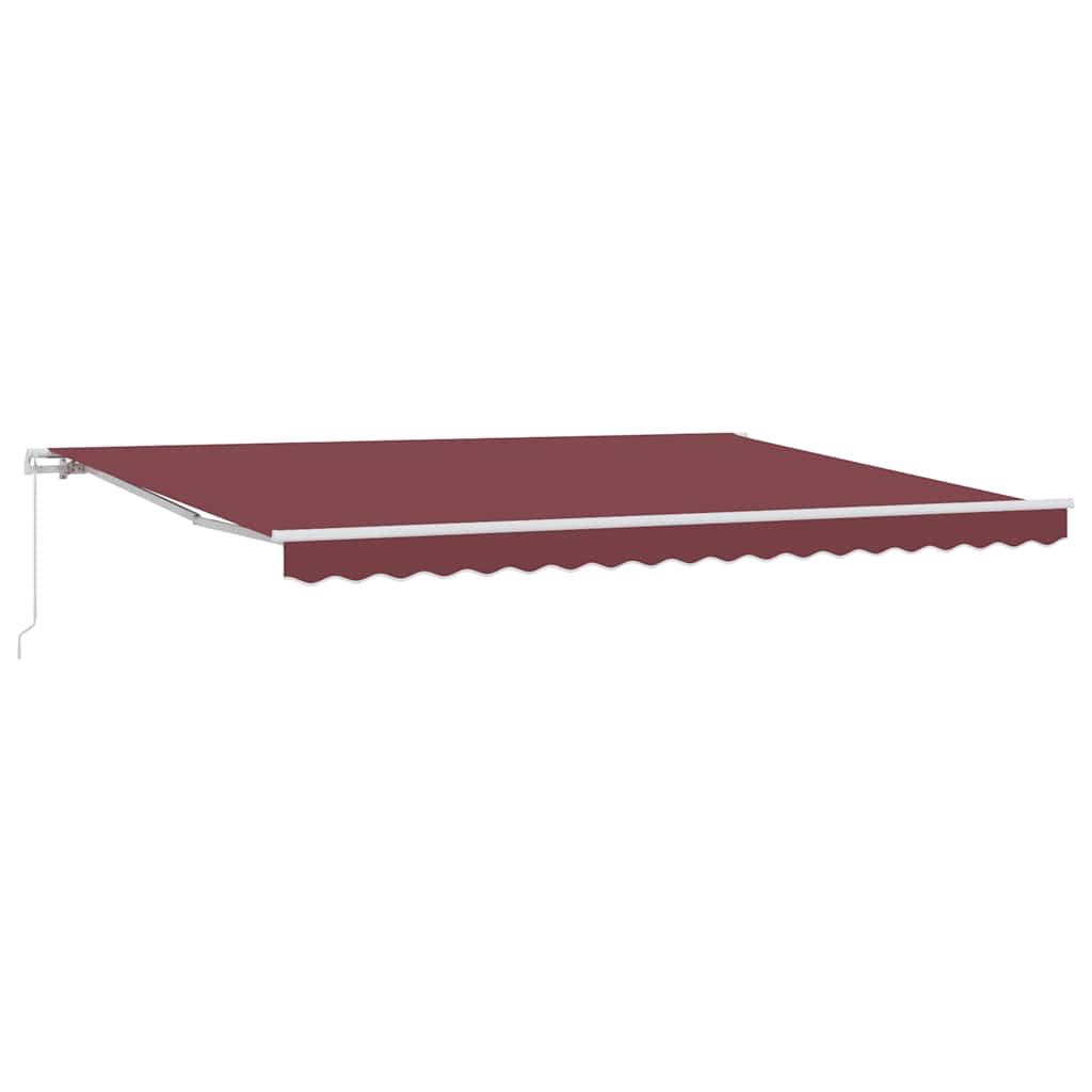 Tenda da Sole Retrattile Manuale Bordò 450x300 cm