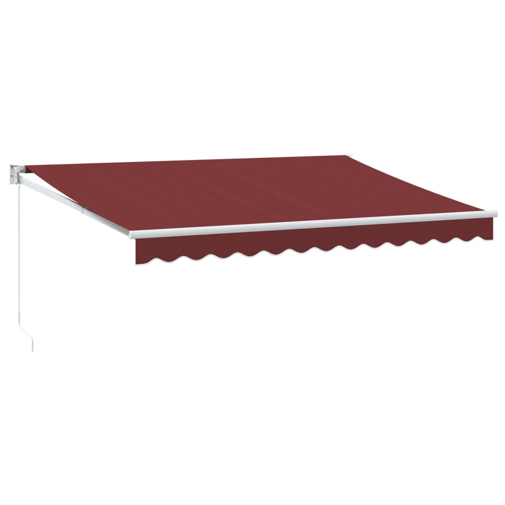 Tenda da Sole Retrattile Manuale Bordò 350x250 cm