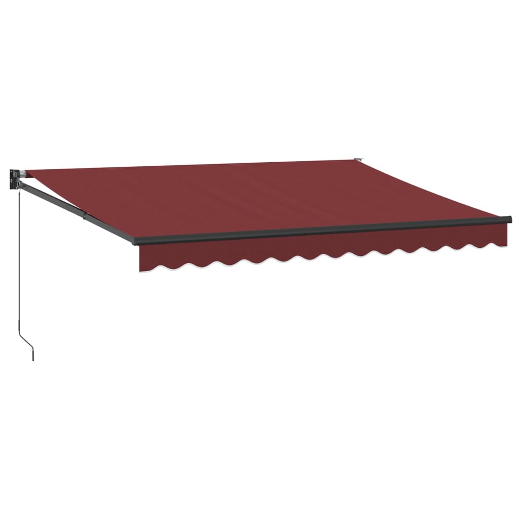 Tenda da Sole Retrattile Manuale Bordò 350x250 cm