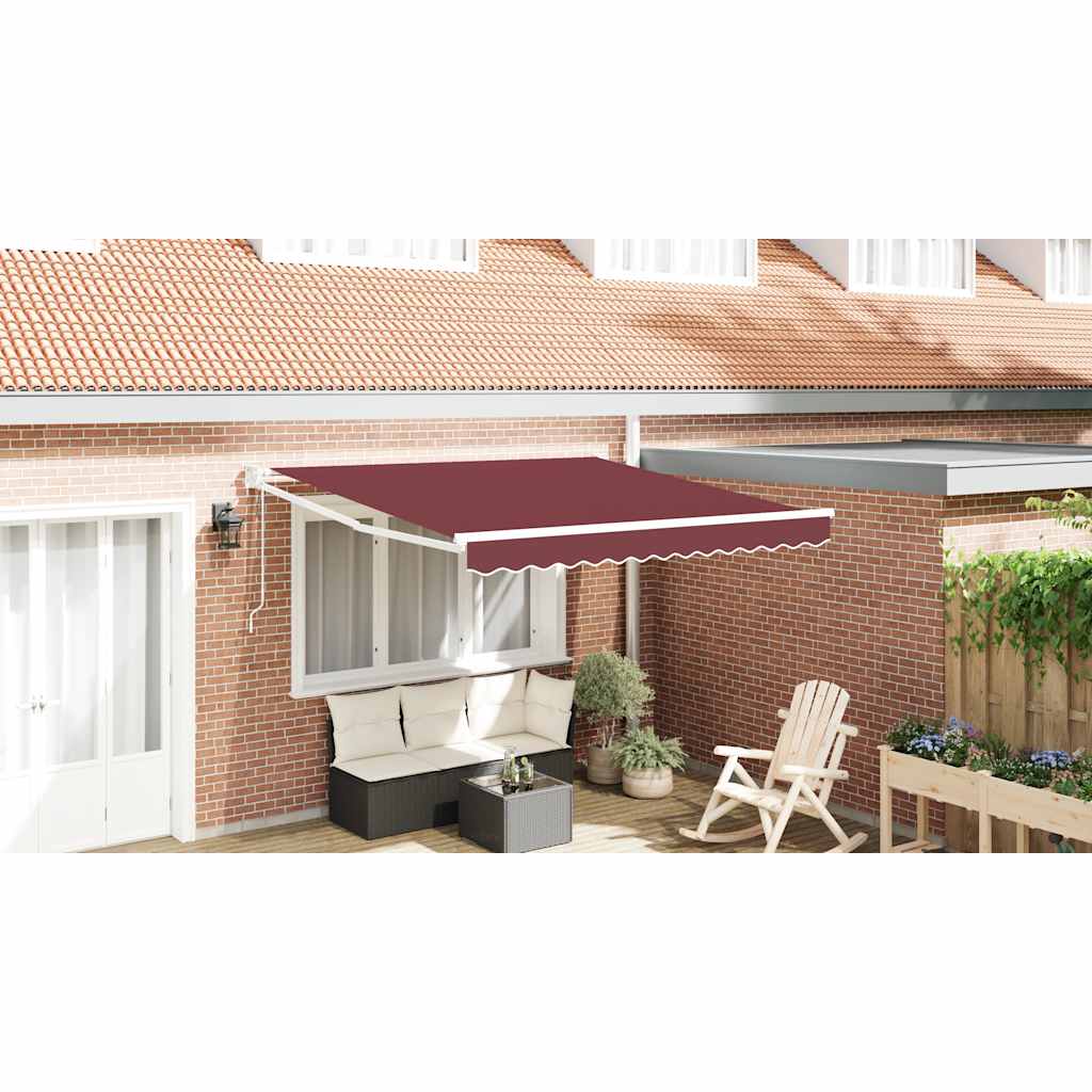 Tenda retrattile Giallo con Cornice Bianca 3 x 2,5 m
