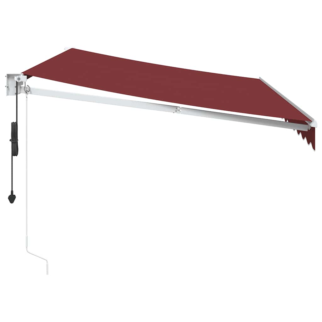 Tenda retrattile Giallo con Cornice Bianca 3,5 x 2,5 m