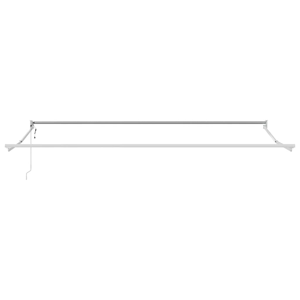 Tenda retrattile Giallo con Cornice Bianca 4 × 3 m