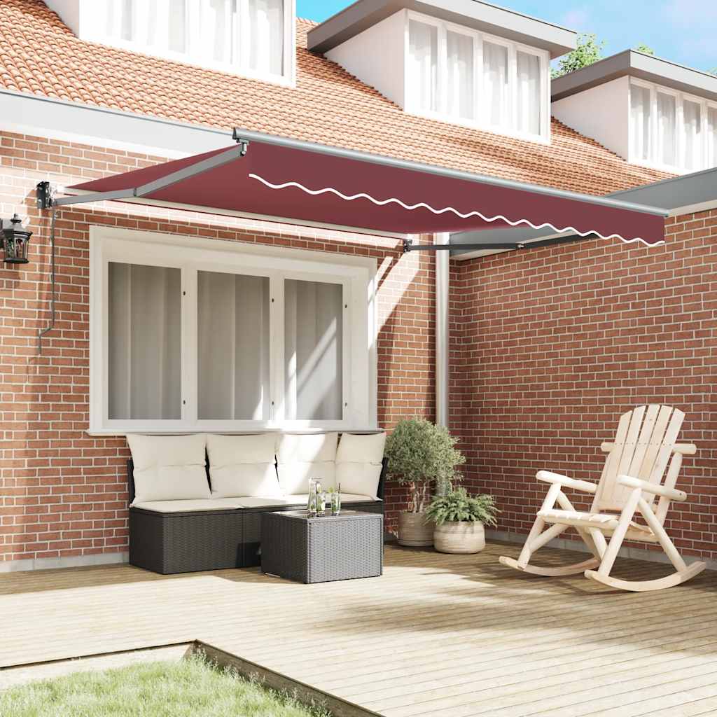 Tenda retrattile Giallo con Cornice Bianca 3 x 2,5 m