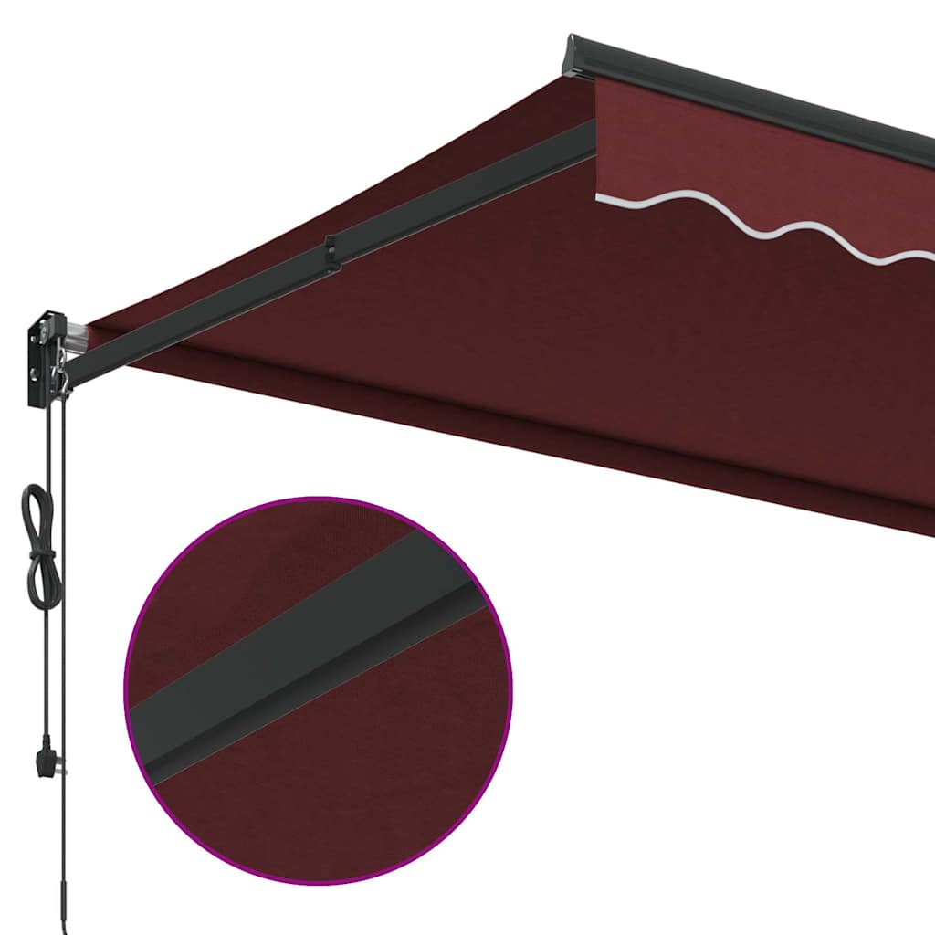 Tenda retrattile Giallo con Cornice Bianca 3,5 x 2,5 m