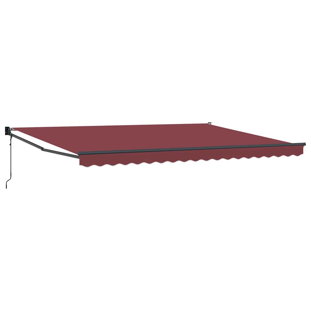 Tenda retrattile Giallo con Cornice Bianca 4,5 × 3 m