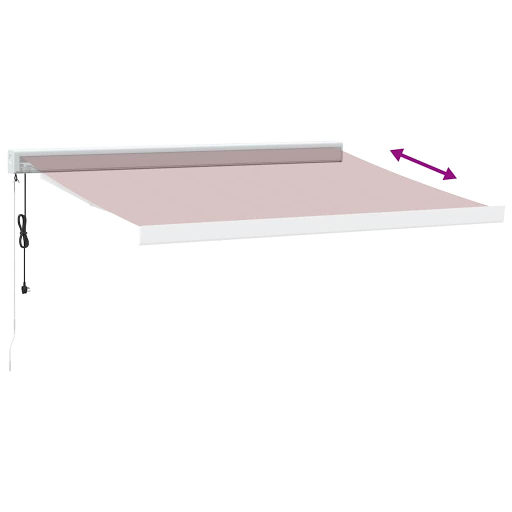 Tenda da Sole Retrattile Automatica Bordò 350x250 cm