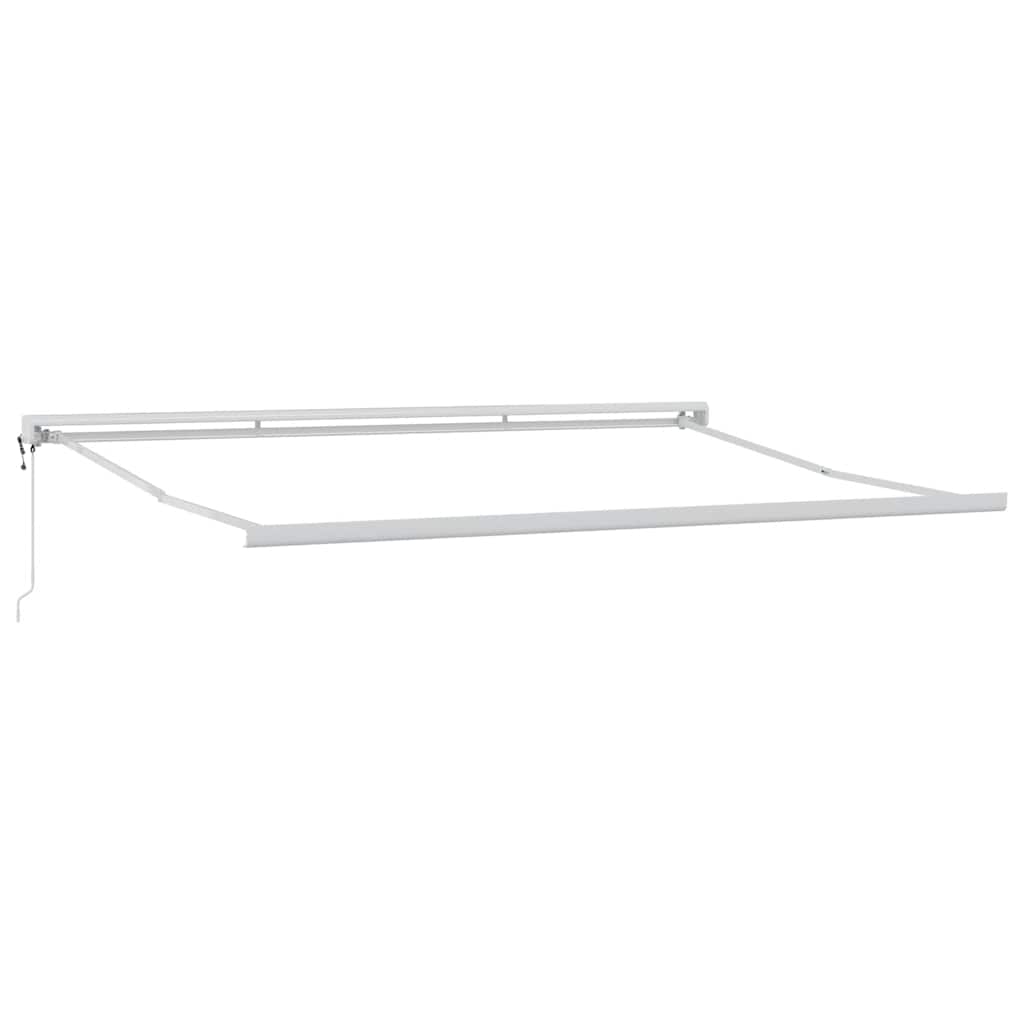 Tenda retrattile Borgogna 450 × 300 cm Tessuto e Metallo