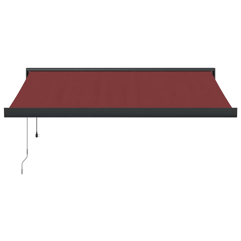 Tenda retrattile Bordeaux con Cornice Antracite 350 x 250 cm