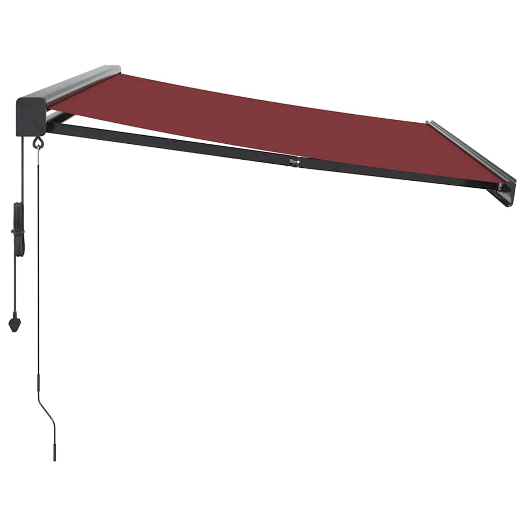 Tenda retrattile Bordeaux con Cornice Antracite 350 x 250 cm