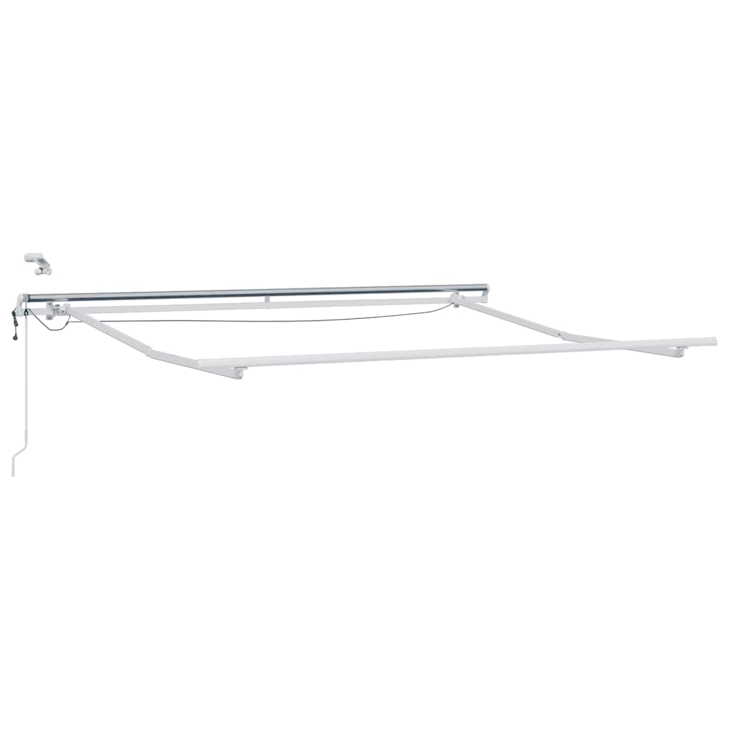 Tenda da Sole Retrattile Automatica con LED Marrone 300x250 cm