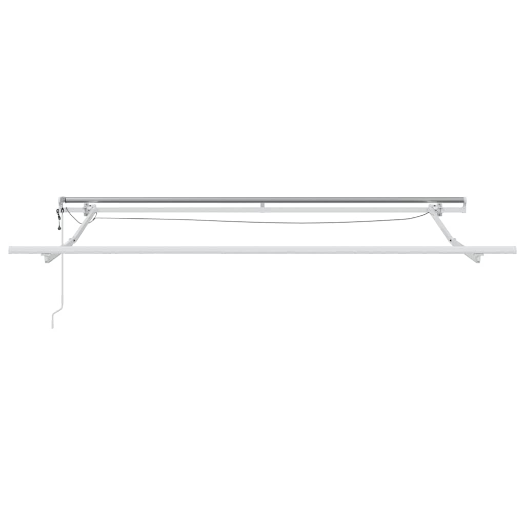 Tenda da Sole Retrattile Automatica con LED Marrone 300x250 cm