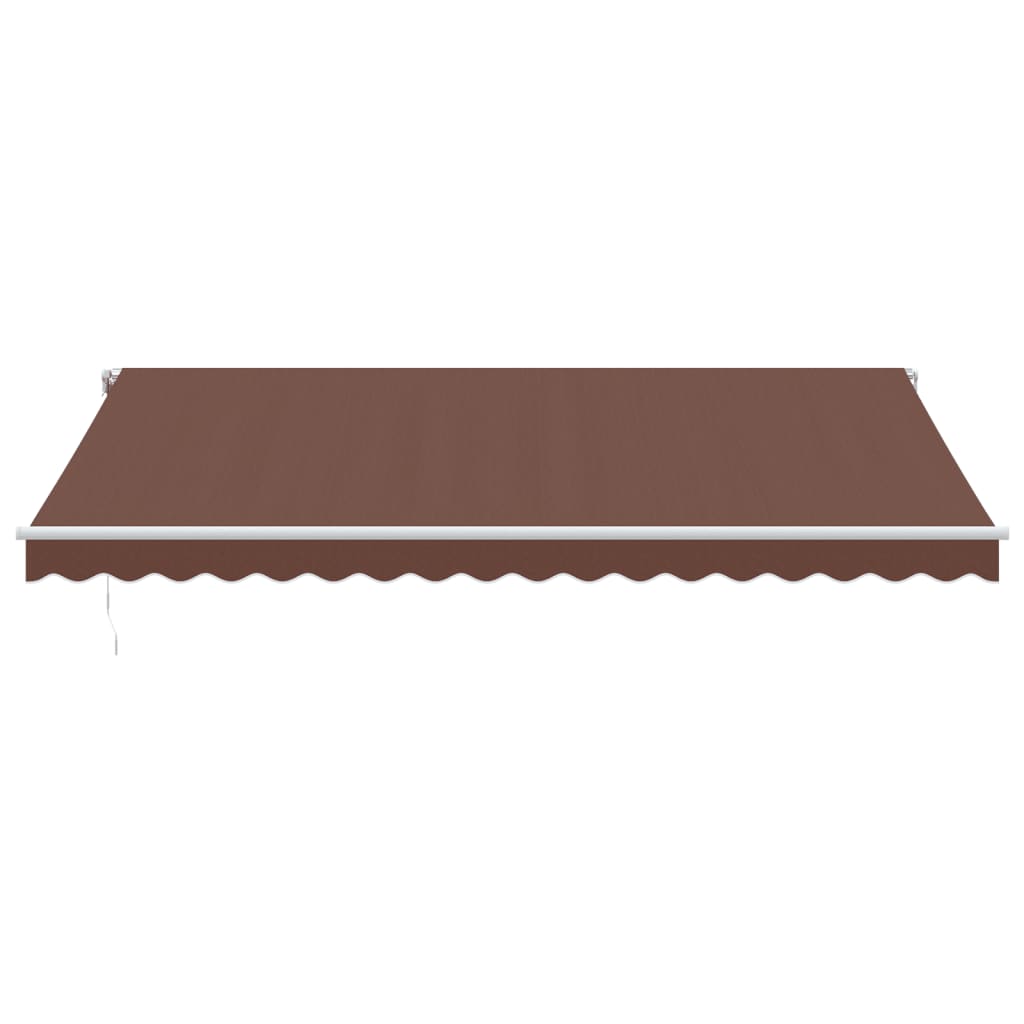 Tenda da Sole Retrattile Automatica Marrone 450x350 cm