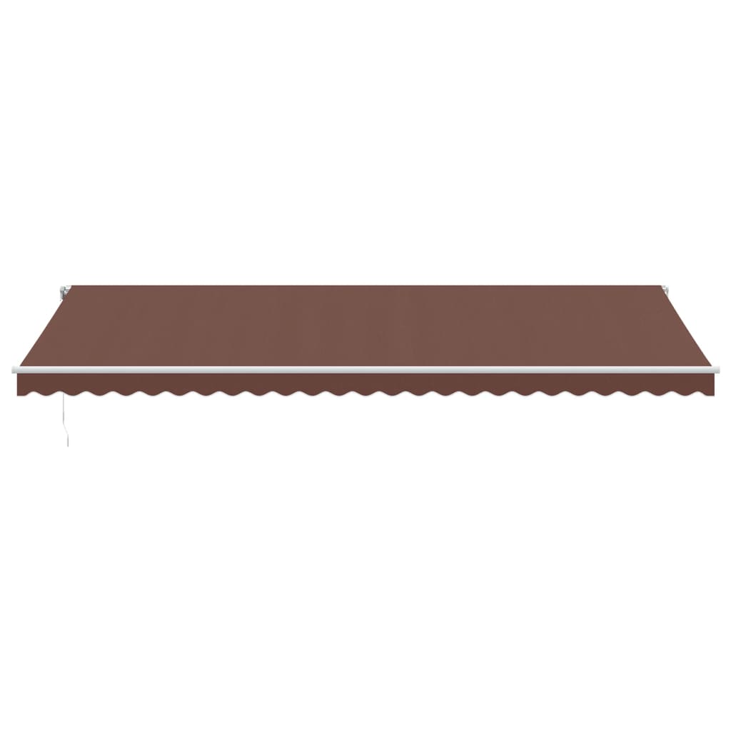 Tenda da Sole Retrattile Automatica Marrone 600x350 cm