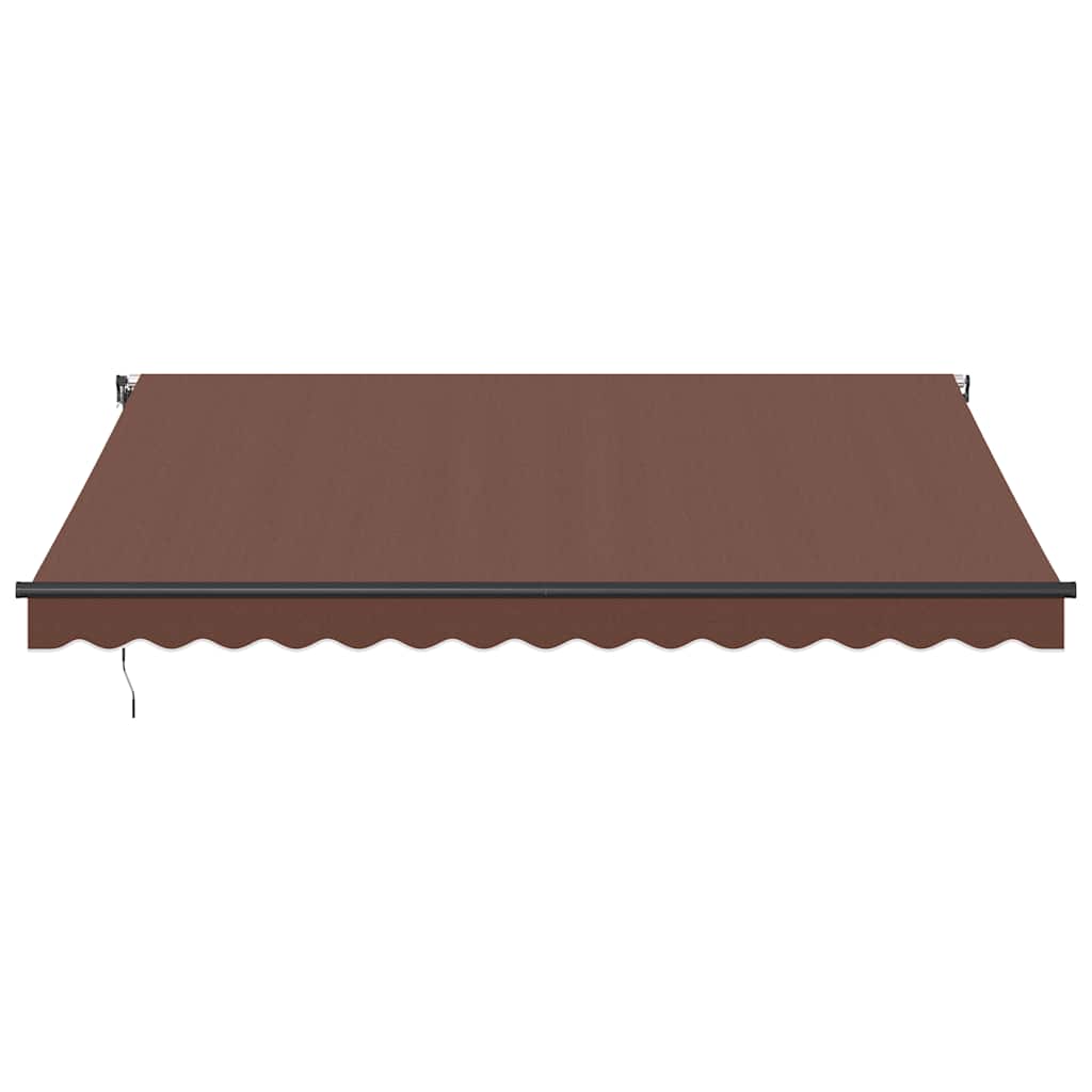Tenda da Sole Retrattile Automatica Marrone 400x350 cm