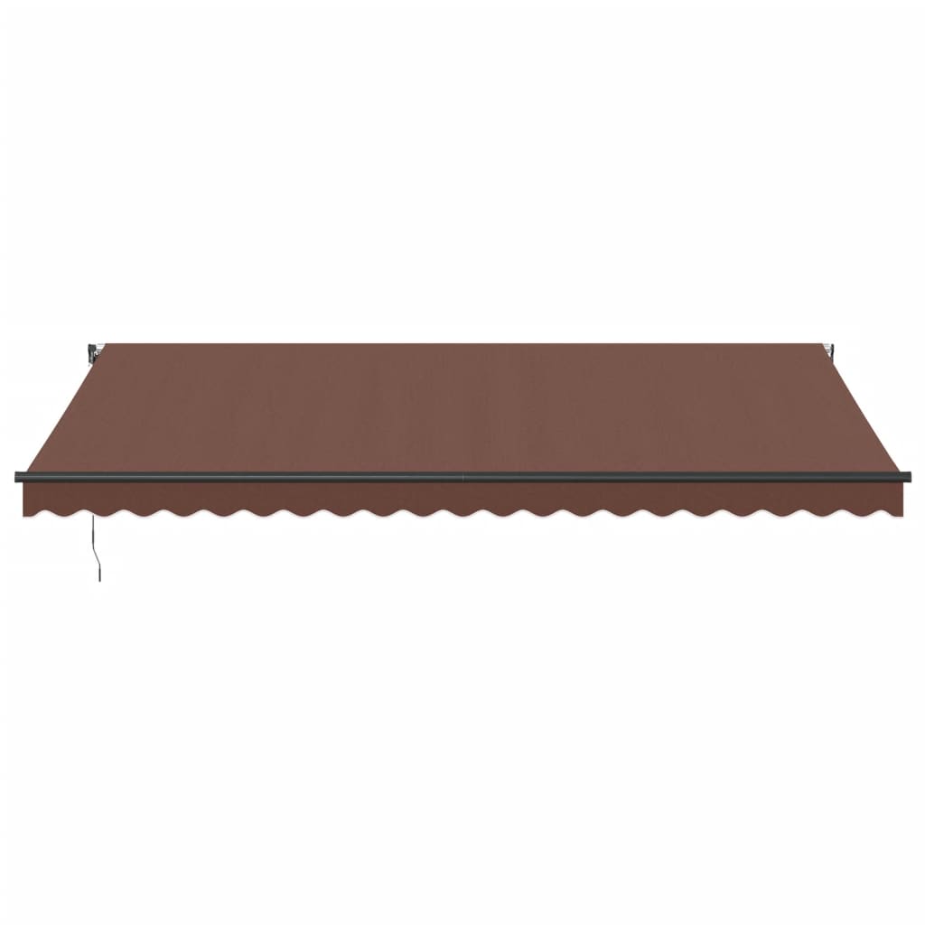 Tenda da Sole Retrattile Automatica Marrone 500x350 cm