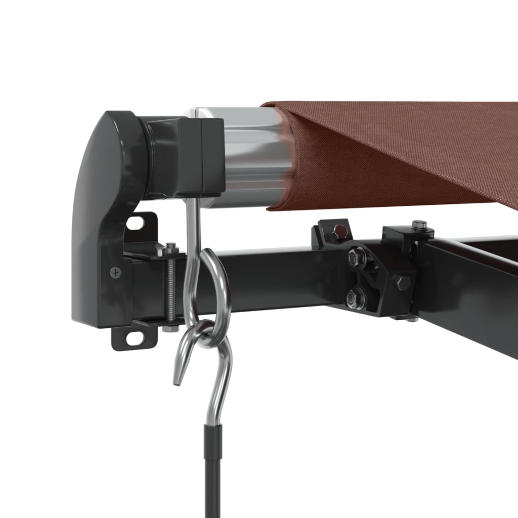 Tenda da Sole Retrattile Manuale Marrone 600x350 cm