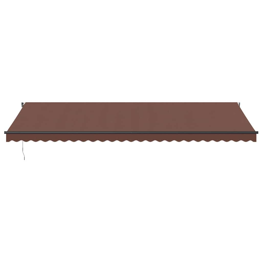 Tenda da Sole Retrattile Automatica Marrone 600x350 cm