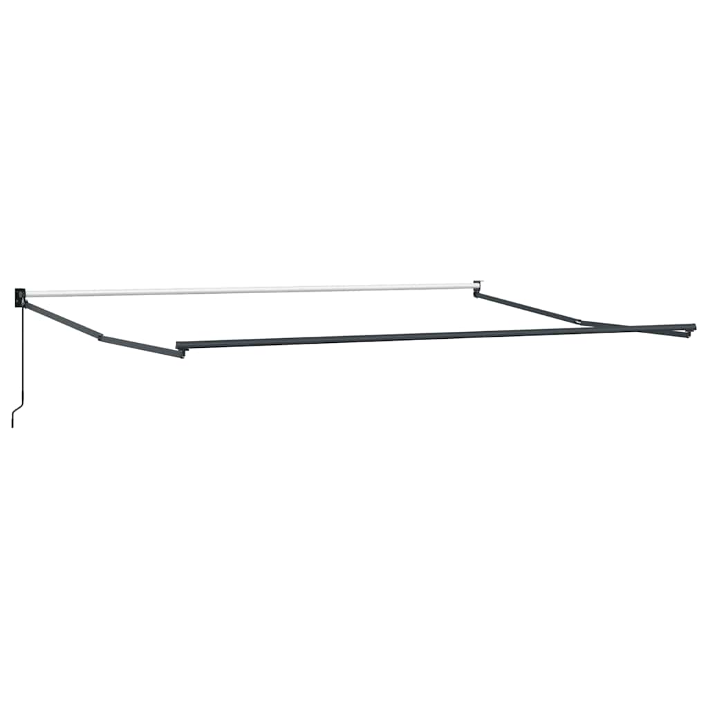 Tenda Sole Retrattile Manuale 500x300 cm Marrone
