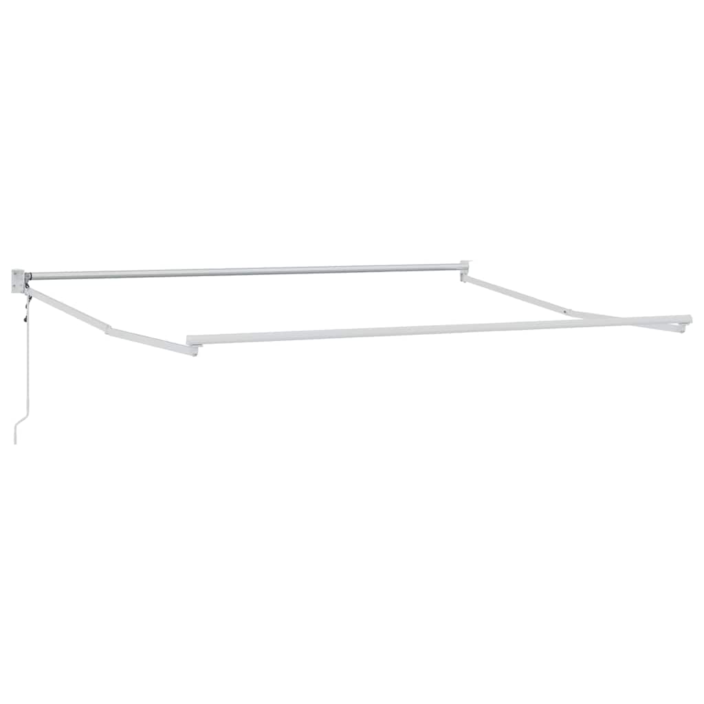 Tenda retrattile Giallo con Cornice Bianca 3 x 2,5 m