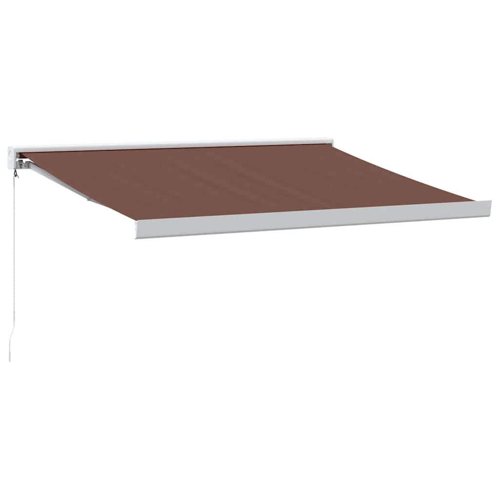 Tenda Sole Retrattile Manuale 350x250 cm Marrone