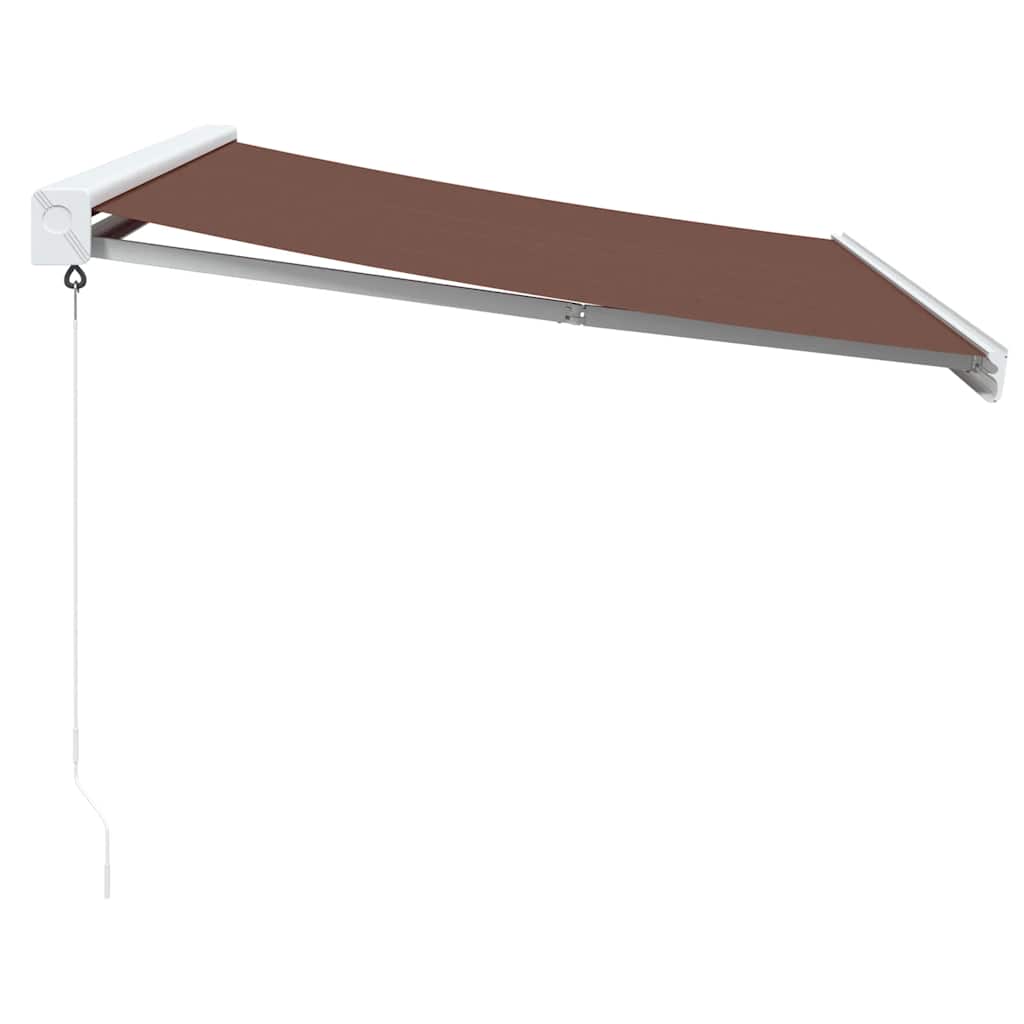 Tenda Sole Retrattile Manuale 350x250 cm Marrone