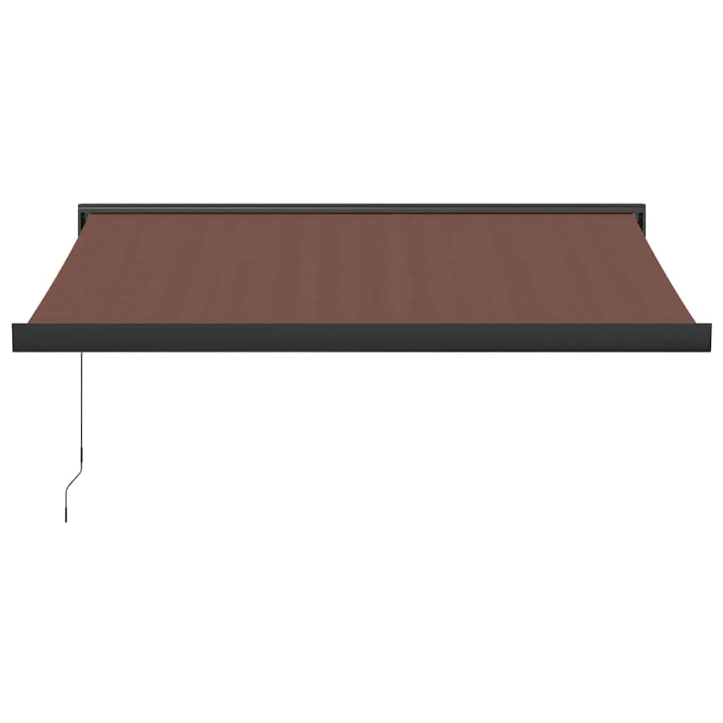 Tenda Sole Retrattile Manuale 350x250 cm Marrone