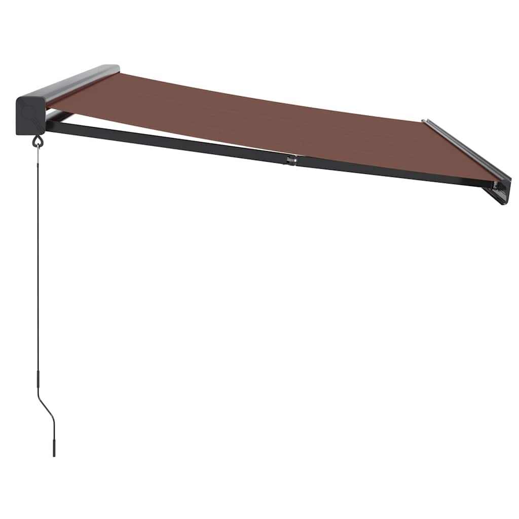 Tenda Sole Retrattile Manuale 350x250 cm Marrone