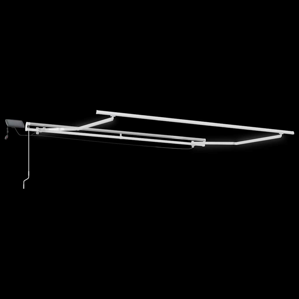 Tenda Sole Retrattile Manuale 350x250 cm Marrone