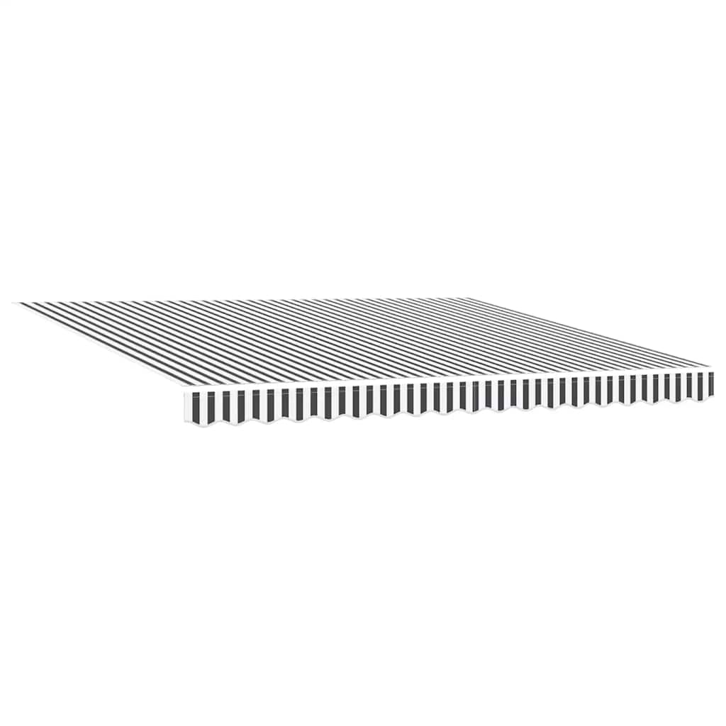Tenda Retrattile Automatica LED Antracite e Bianco 400x300 cm