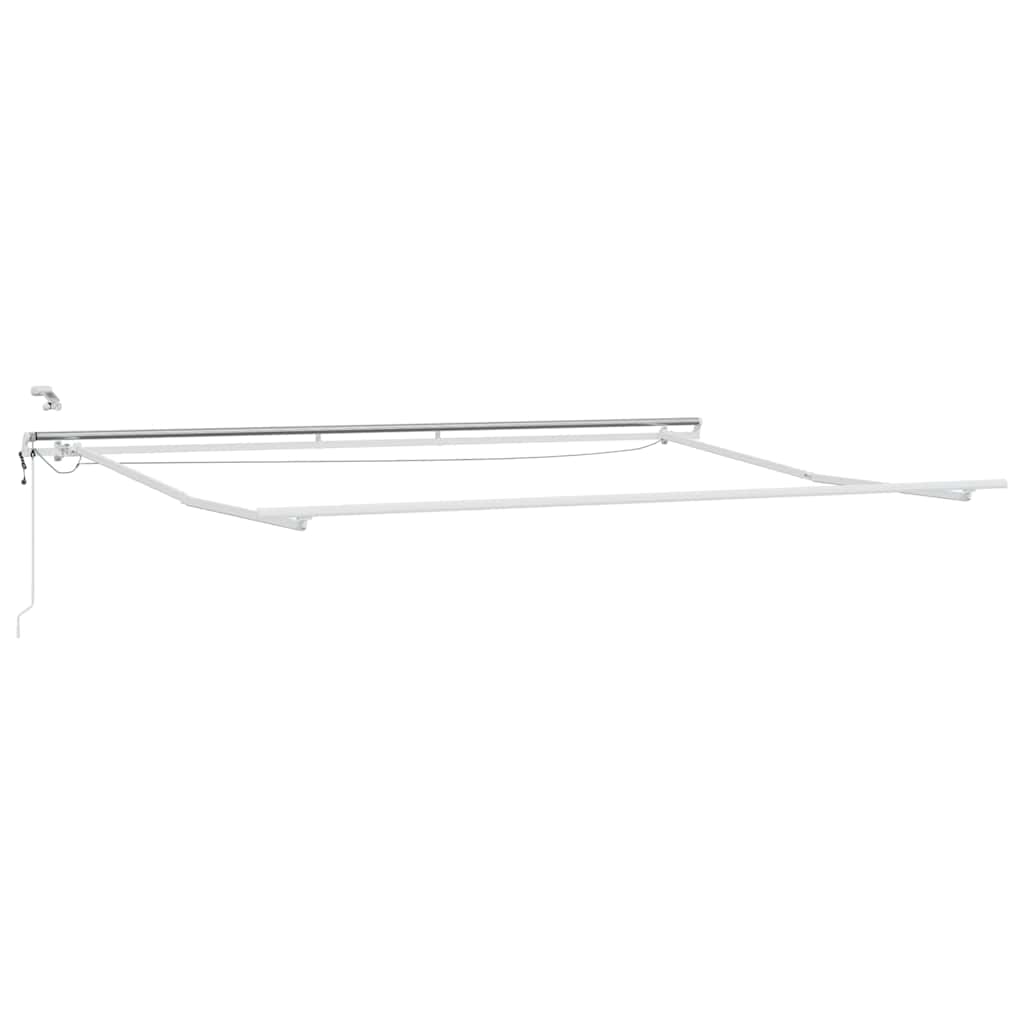 Tenda Retrattile Automatica LED Antracite e Bianco 400x300 cm