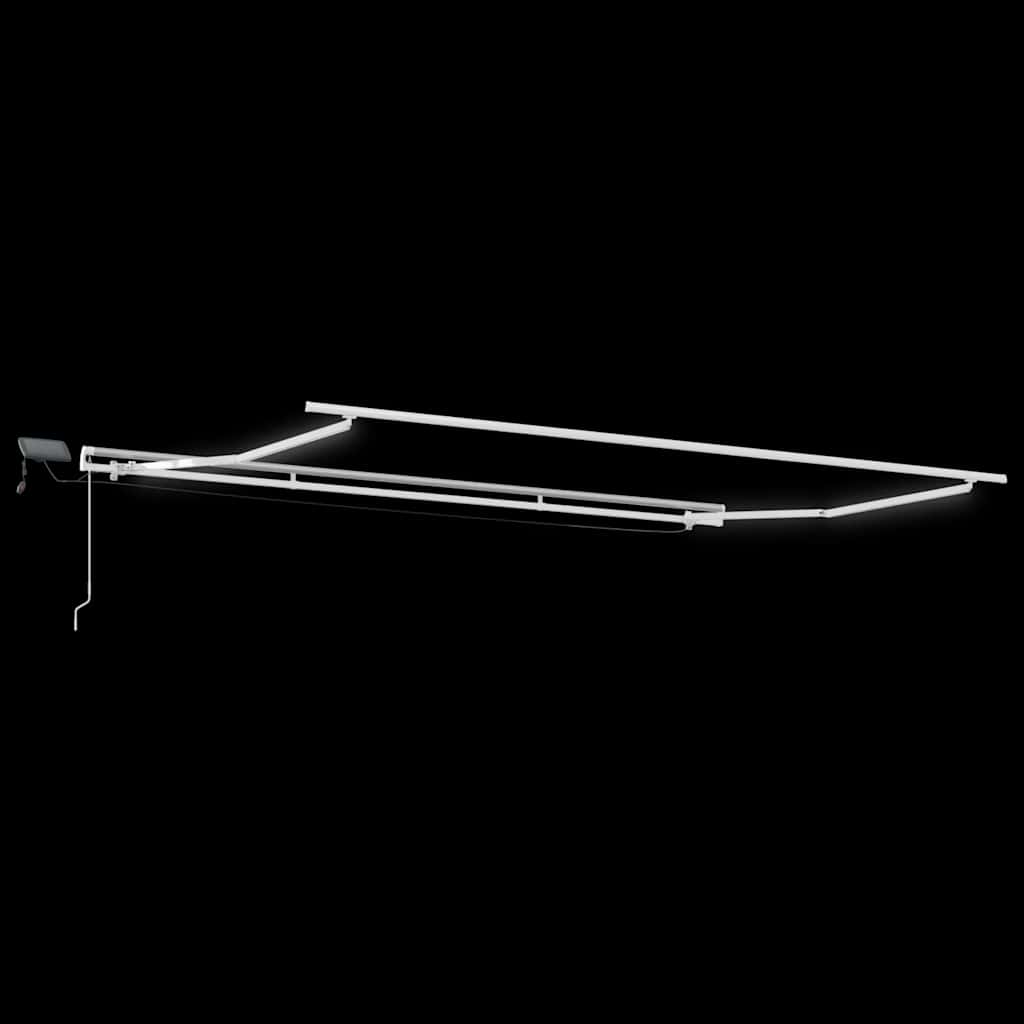 Tenda retrattile Antracite e Bianco 450 × 300 cm