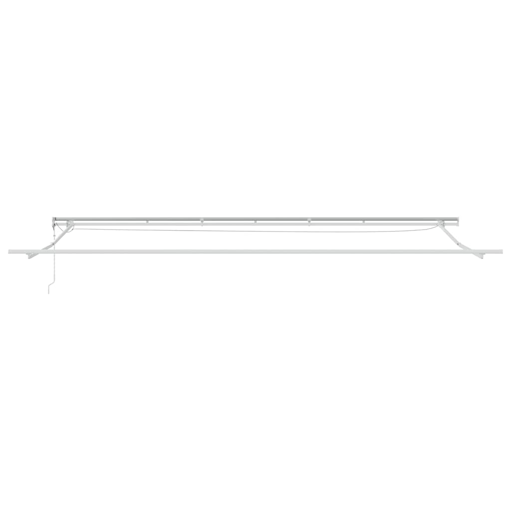 Tenda Retrattile Automatica LED Antracite e Bianco 600x300 cm