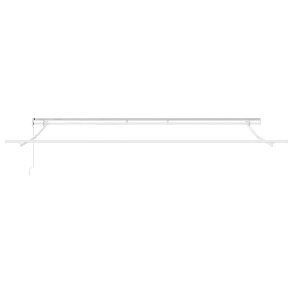 Tenda Sole Retrattile Automatica 400x300 cm Antracite e Bianco