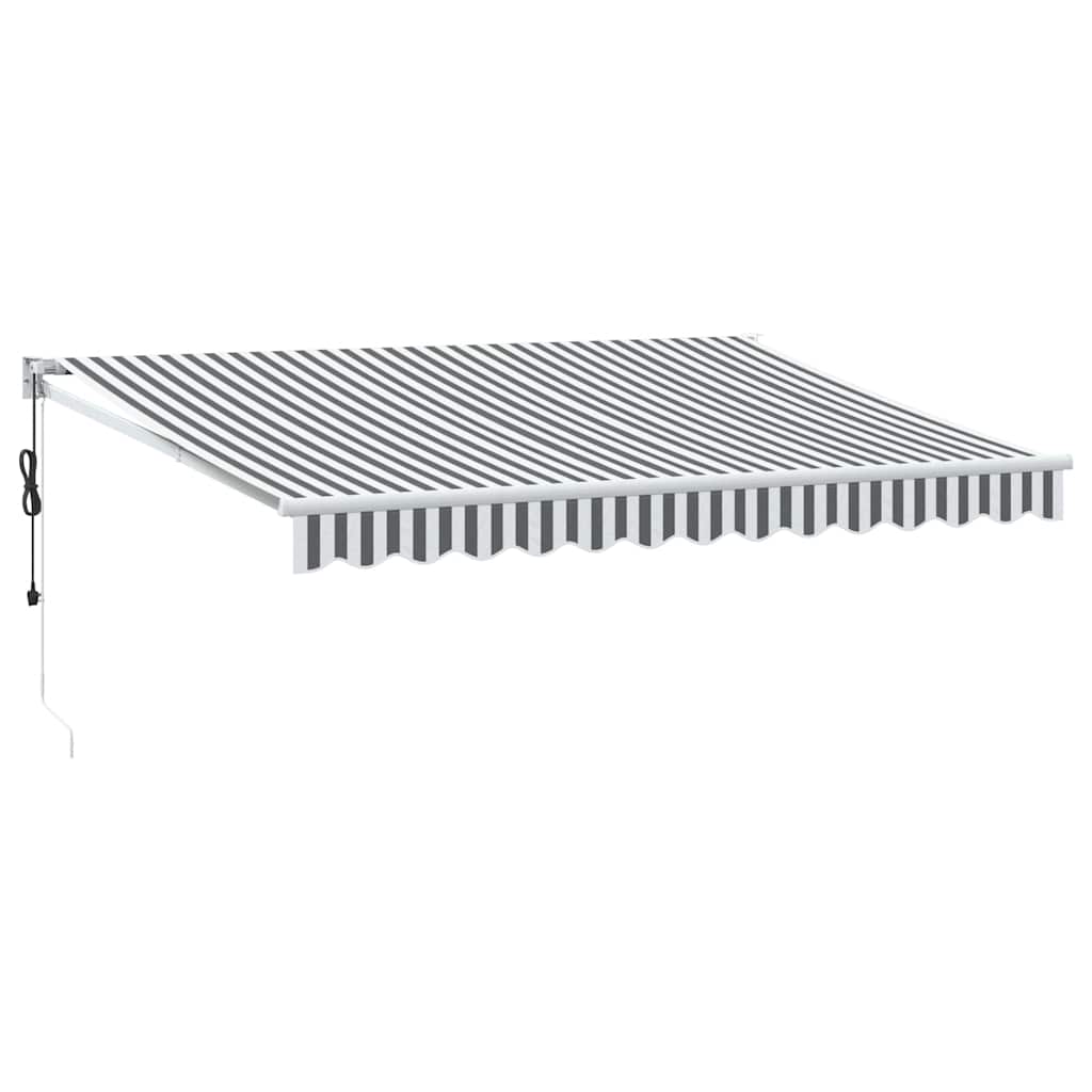 Tenda retrattile Giallo con Cornice Bianca 3,5 x 2,5 m