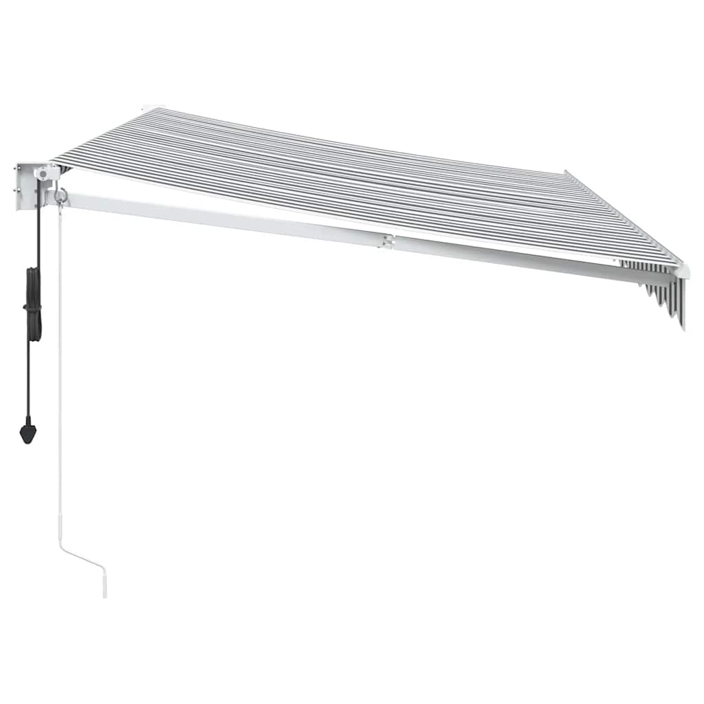 Tenda retrattile Giallo con Cornice Bianca 3,5 x 2,5 m
