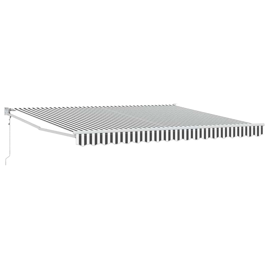 Tenda retrattile Giallo con Cornice Bianca 4 × 3 m