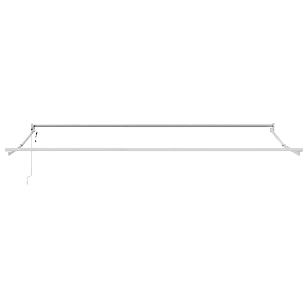 Tenda retrattile Giallo con Cornice Bianca 4,5 × 3 m