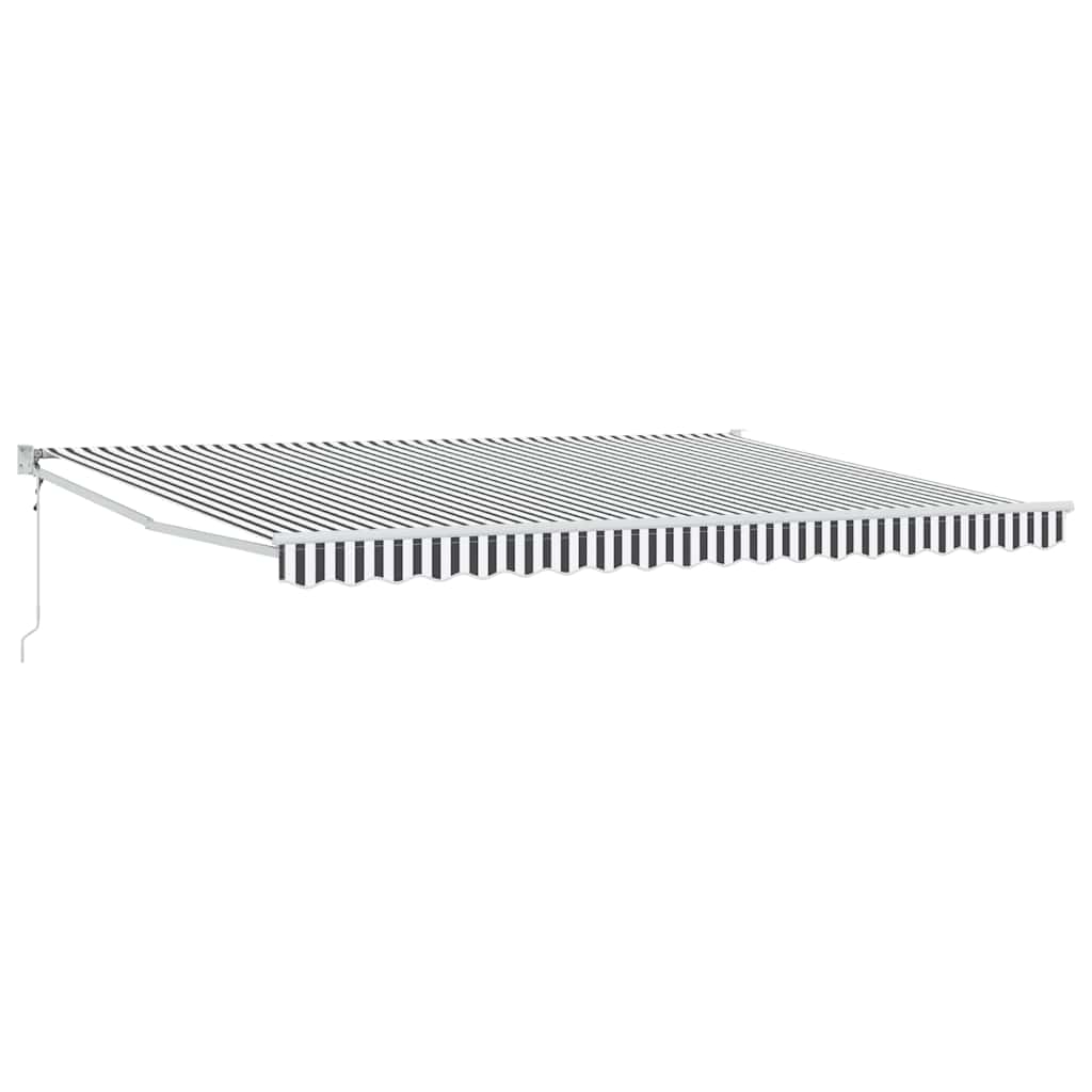 Tenda retrattile Giallo con Cornice Bianca 4,5 × 3 m