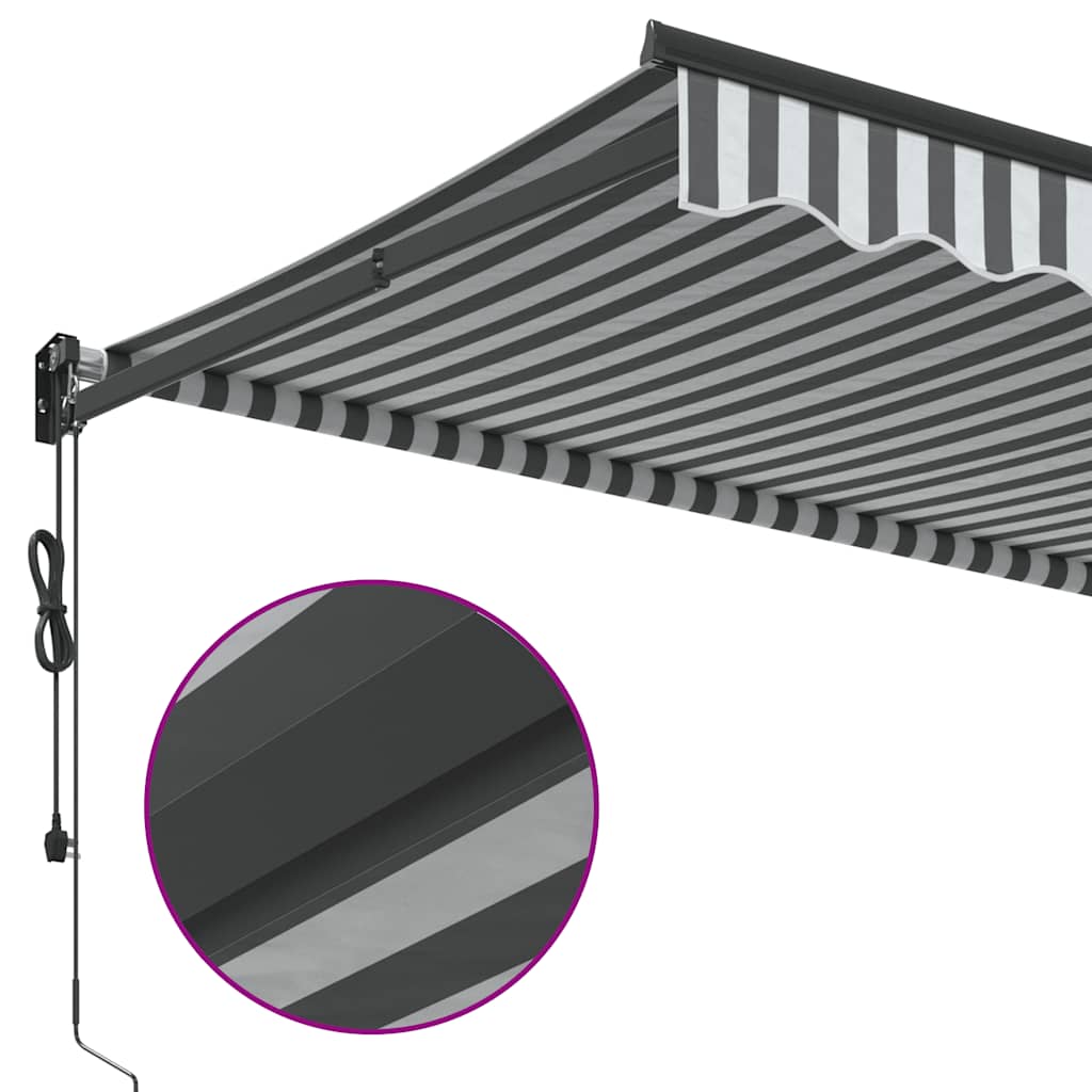 Tenda retrattile Giallo con Cornice Bianca 3,5 x 2,5 m