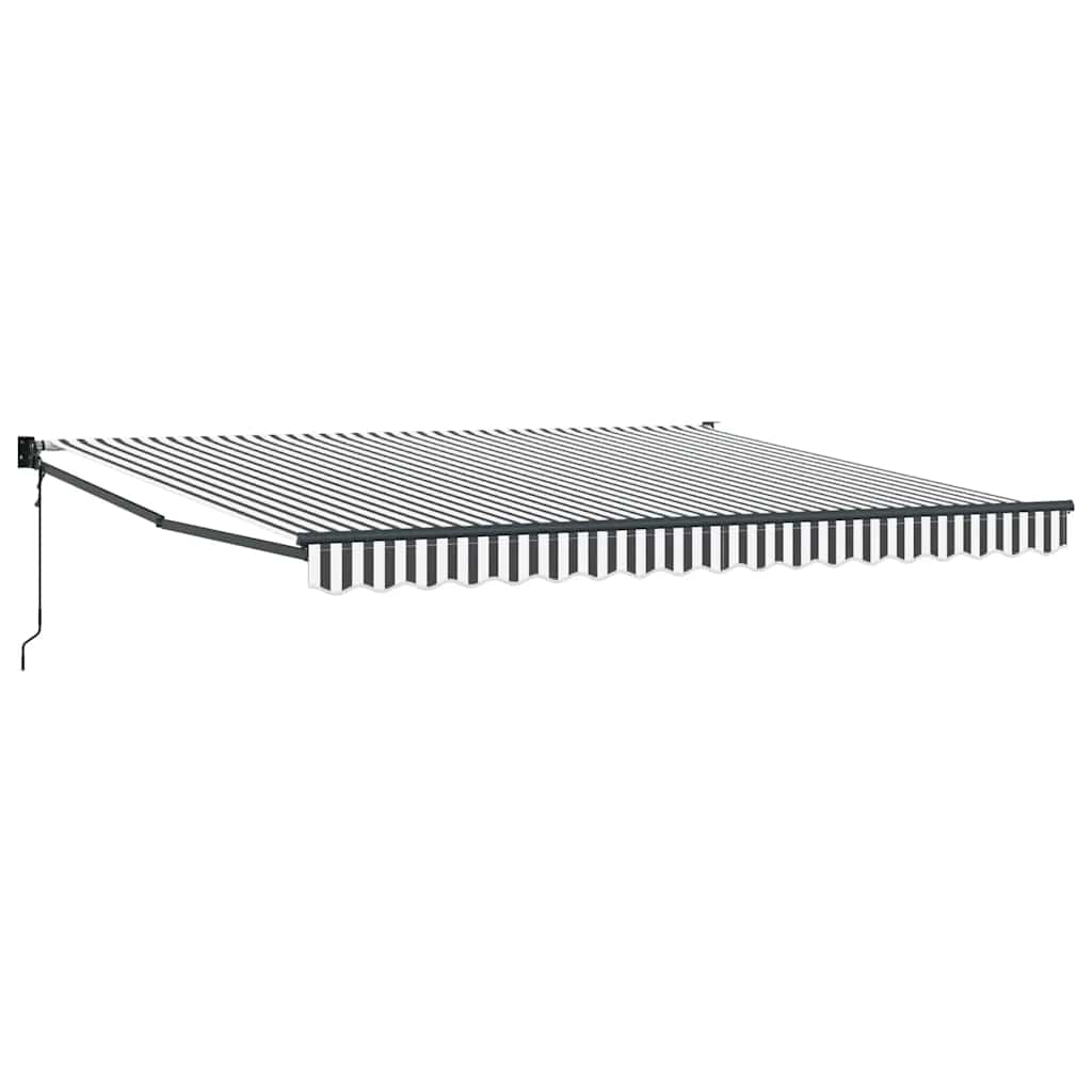 Tenda retrattile Giallo con Cornice Bianca 4 × 3 m