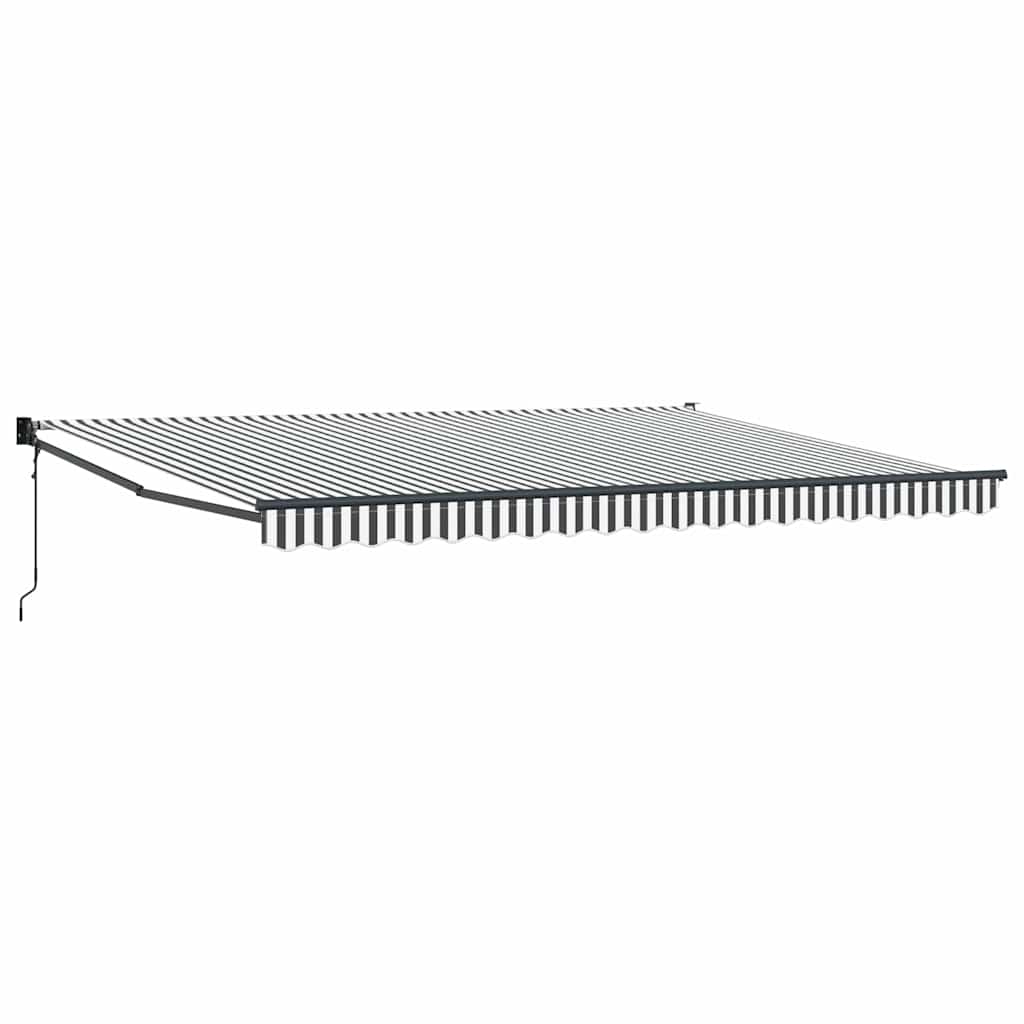 Tenda retrattile Giallo con Cornice Bianca 4,5 × 3 m