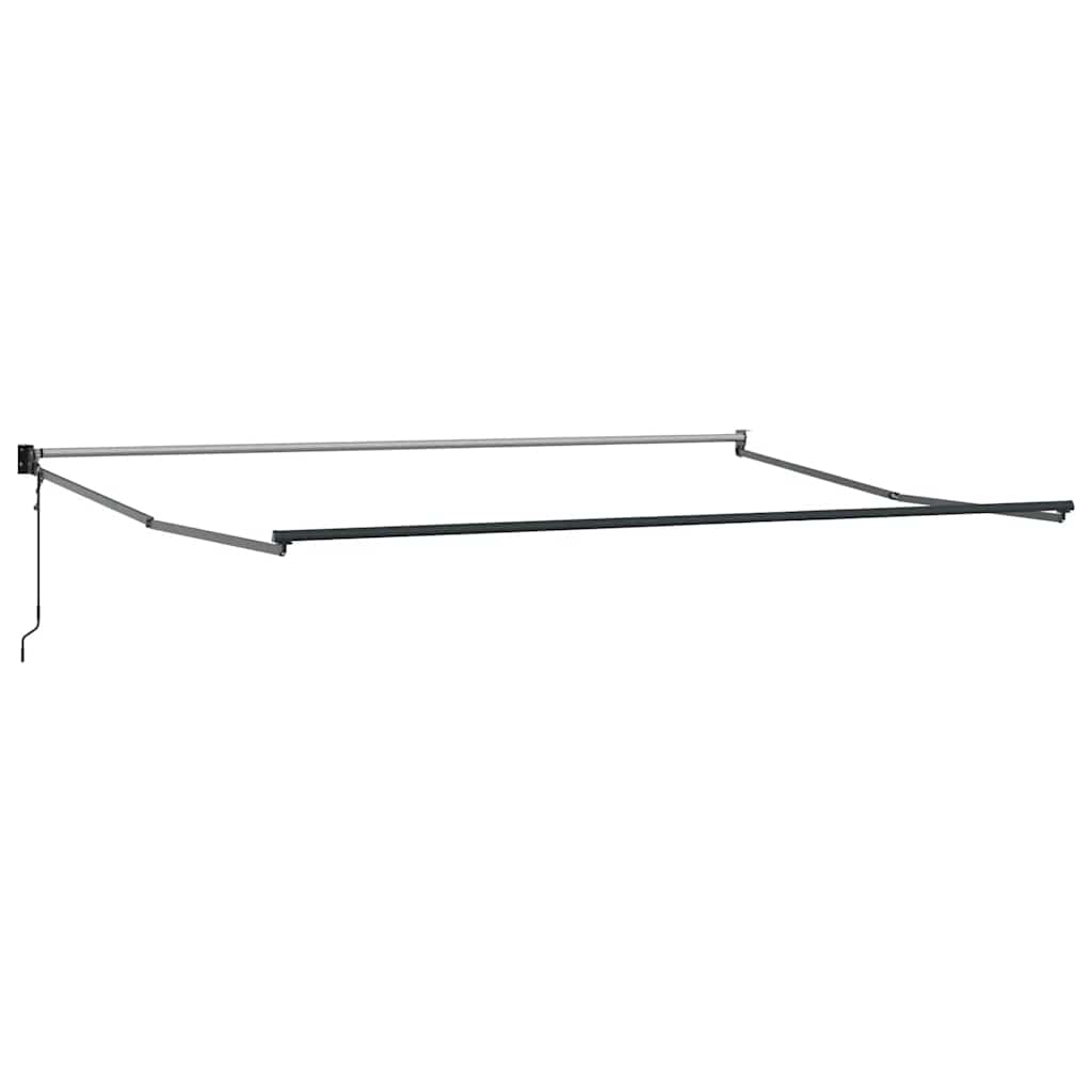 Tenda retrattile Giallo con Cornice Bianca 4,5 × 3 m