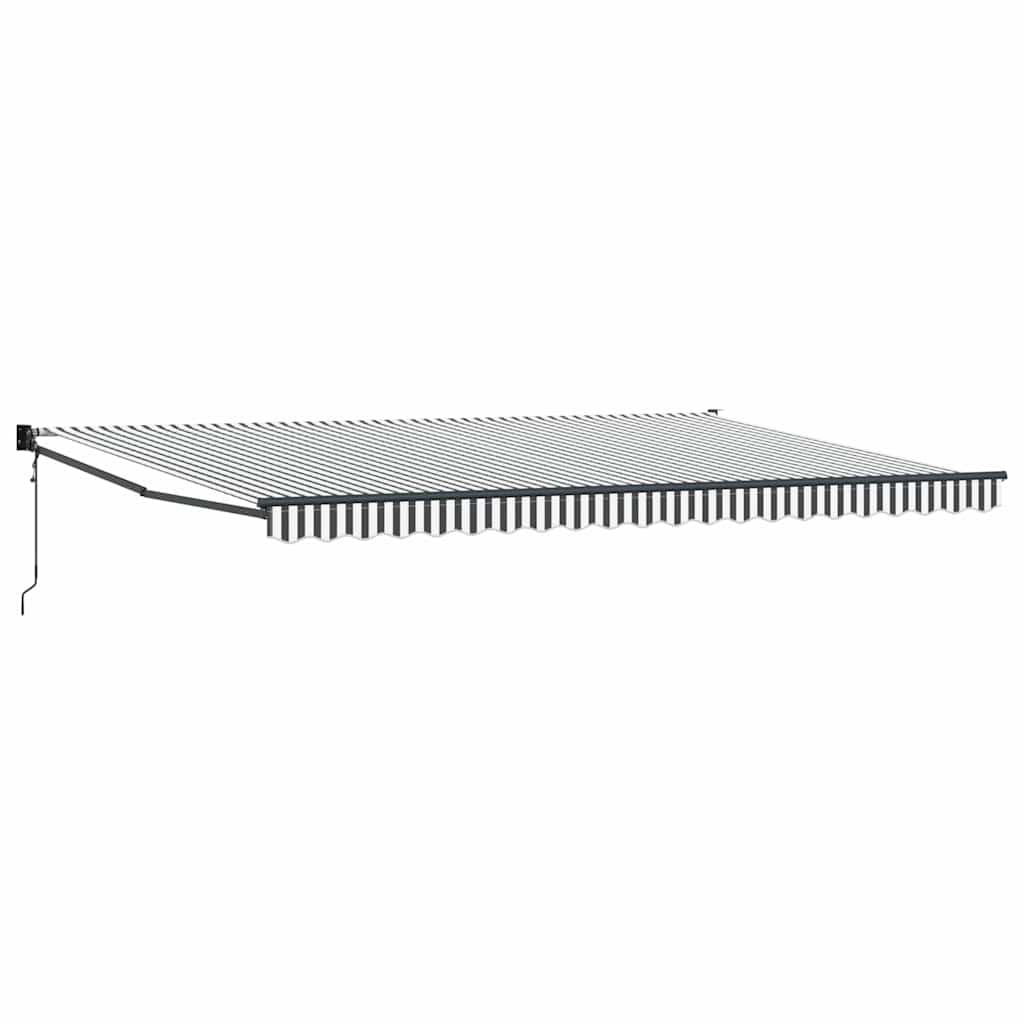 Tenda retrattile Giallo con Cornice Bianca 5 x 3 m