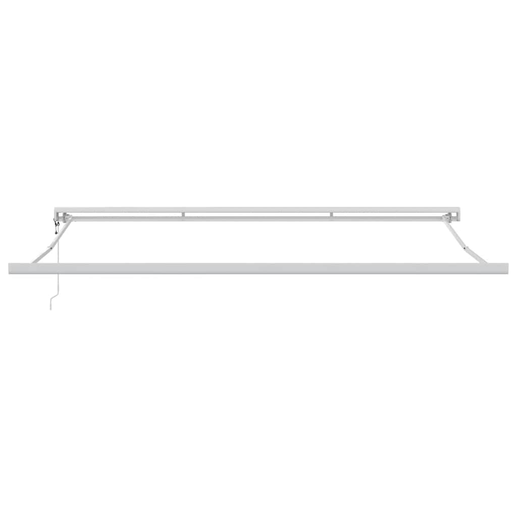 Tenda retrattile Antracite e Bianco 400 × 300 cm