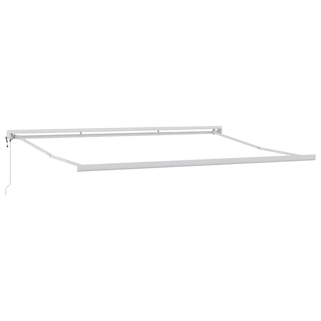 Tenda retrattile Antracite e Bianco 400 × 300 cm