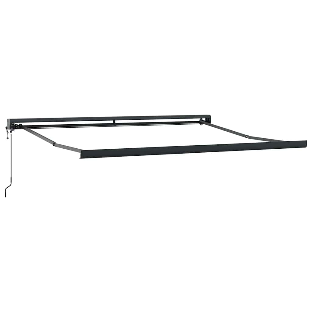 Tenda retrattile Antracite e Bianco con Cornice Antracite