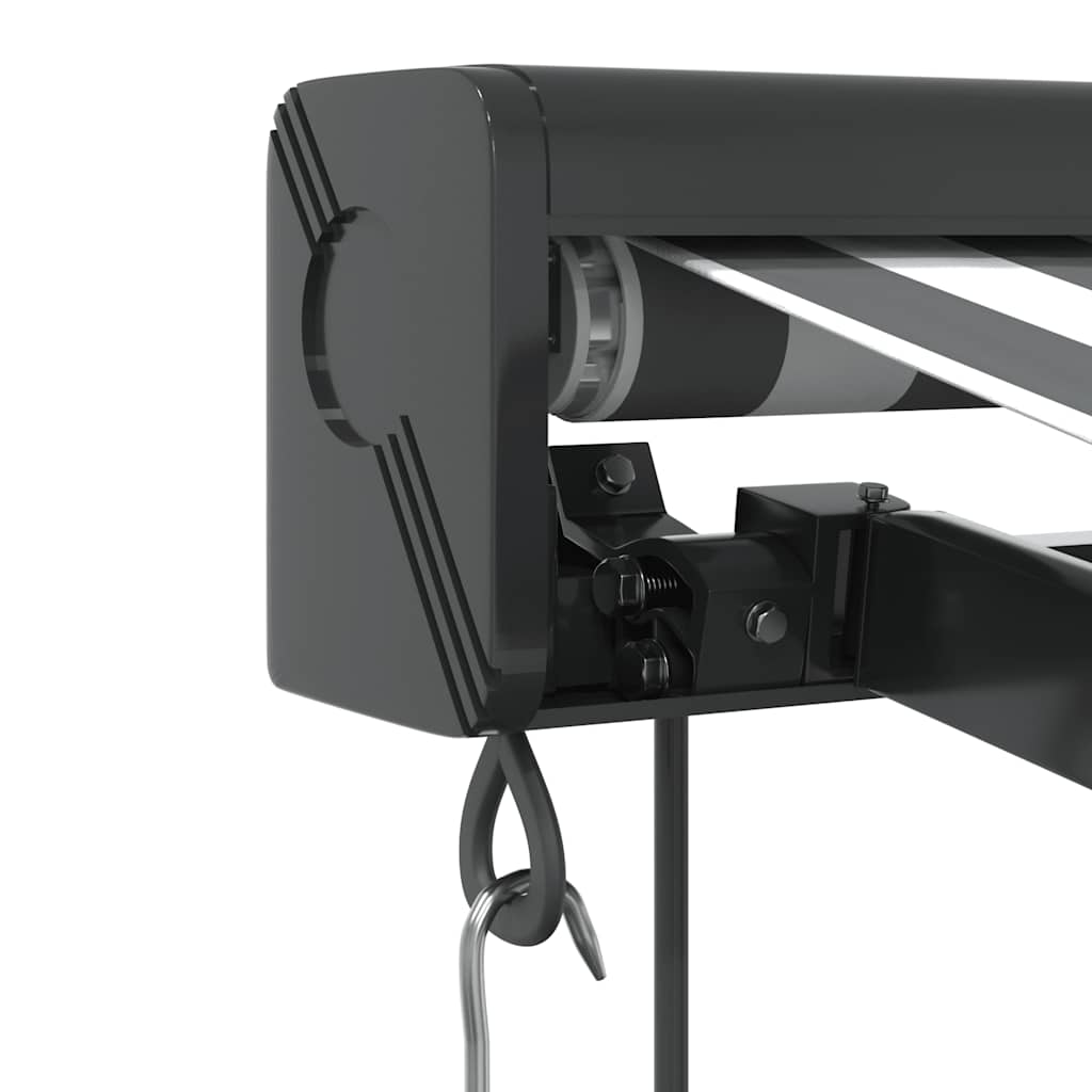 Tenda retrattile Antracite e Bianco con Cornice Antracite