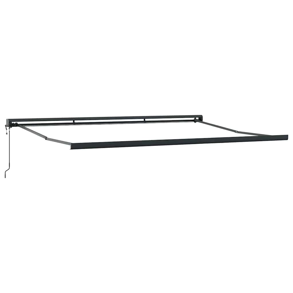 Tenda retrattile Antracite e Bianco con Cornice Antracite