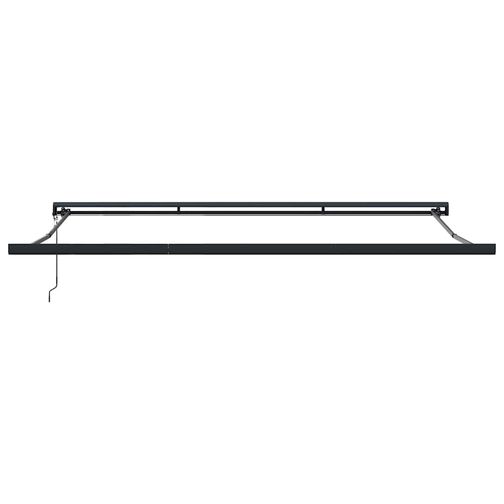 Tenda retrattile Antracite e Bianco con Cornice Antracite